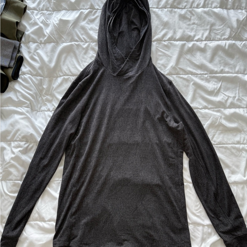 Men's Lululemon Gray Hooded Sweater